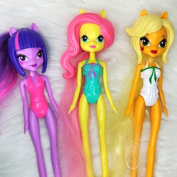 2014 9.5" My Little Pony Doll Bundle of 3 Twilight Sparkle Pinky Pie Apple Jack - Picture 6 of 16